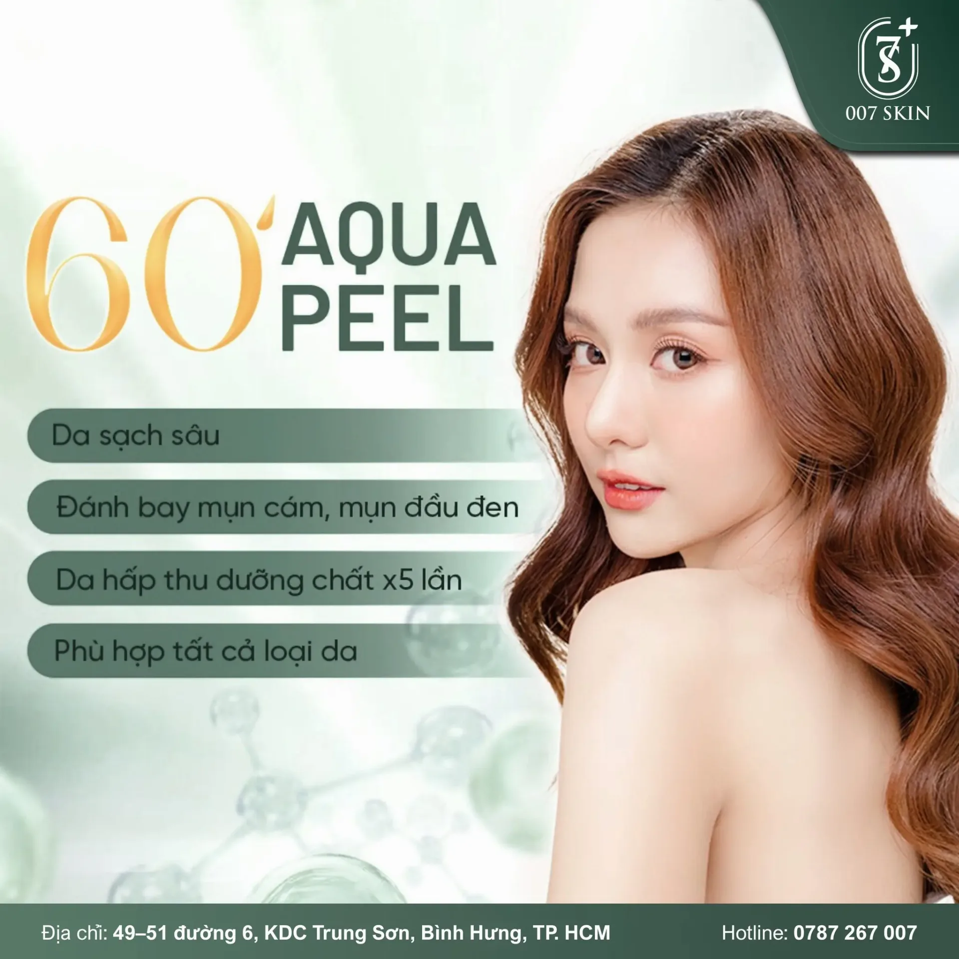 60 PHÚT ĐỂ LÀN DA “LỘT XÁC” – AQUA PEEL TẠI 007 SKIN
