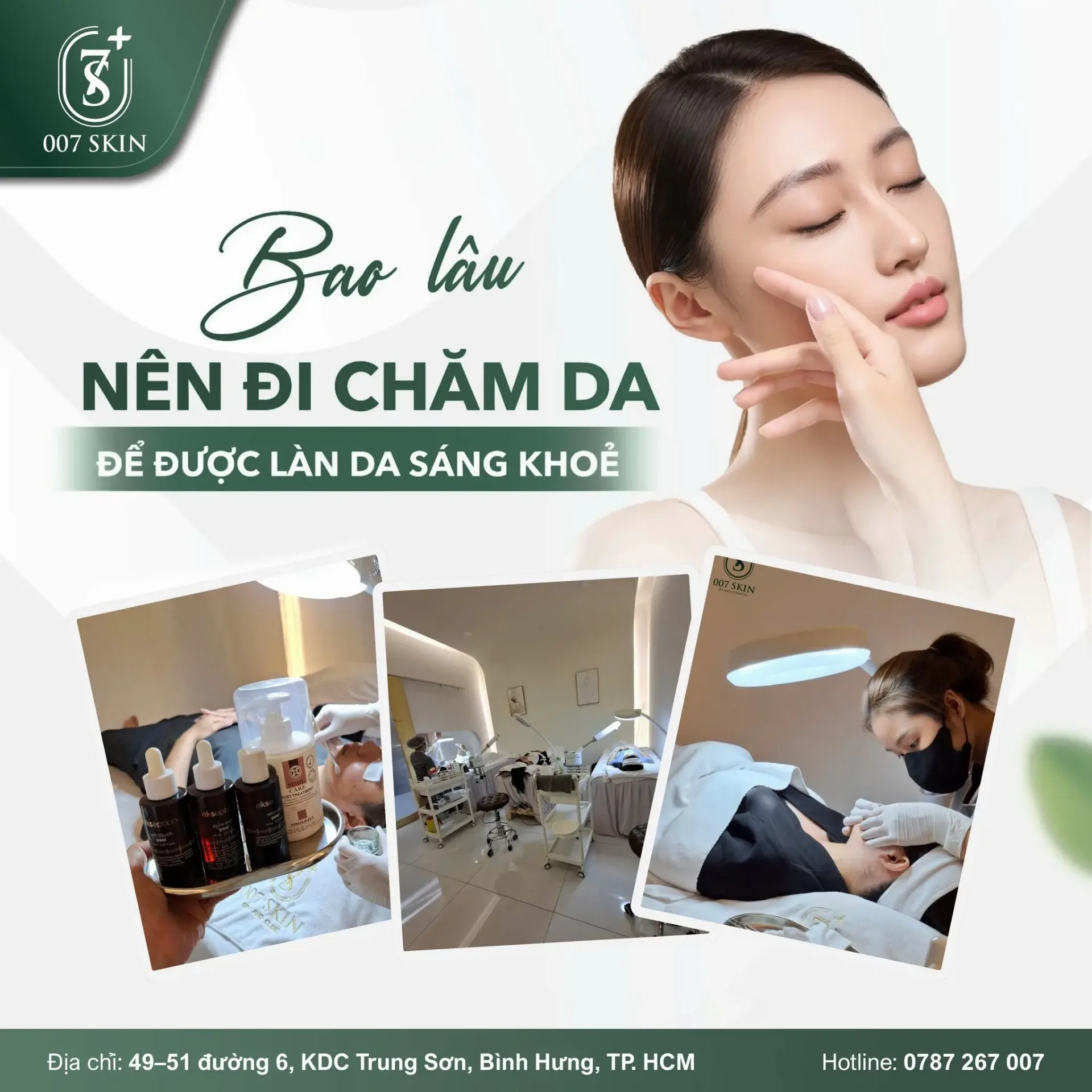 BAO LÂU NÊN ĐI CHĂM DA ĐỂ CÓ LÀN DA SÁNG KHỎE?