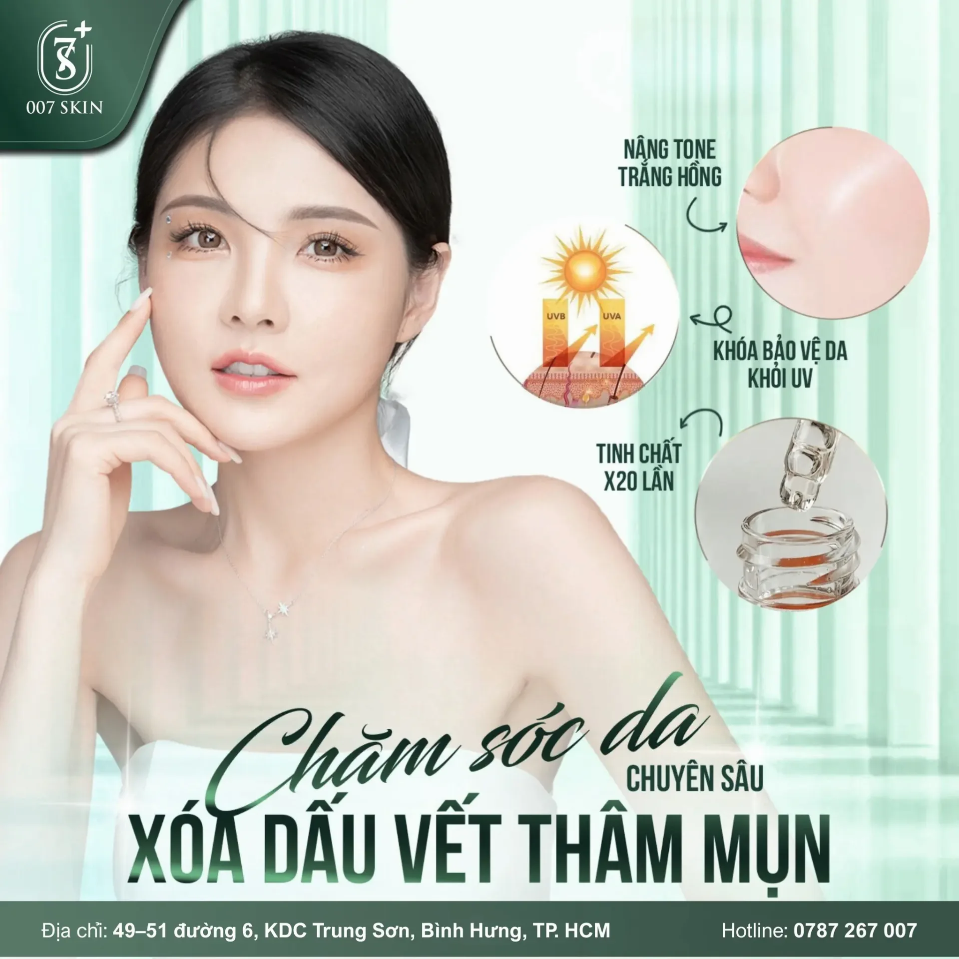 CHĂM SÓC DA CHUYÊN SÂU – XÓA DẤU VẾT THÂM MỤN