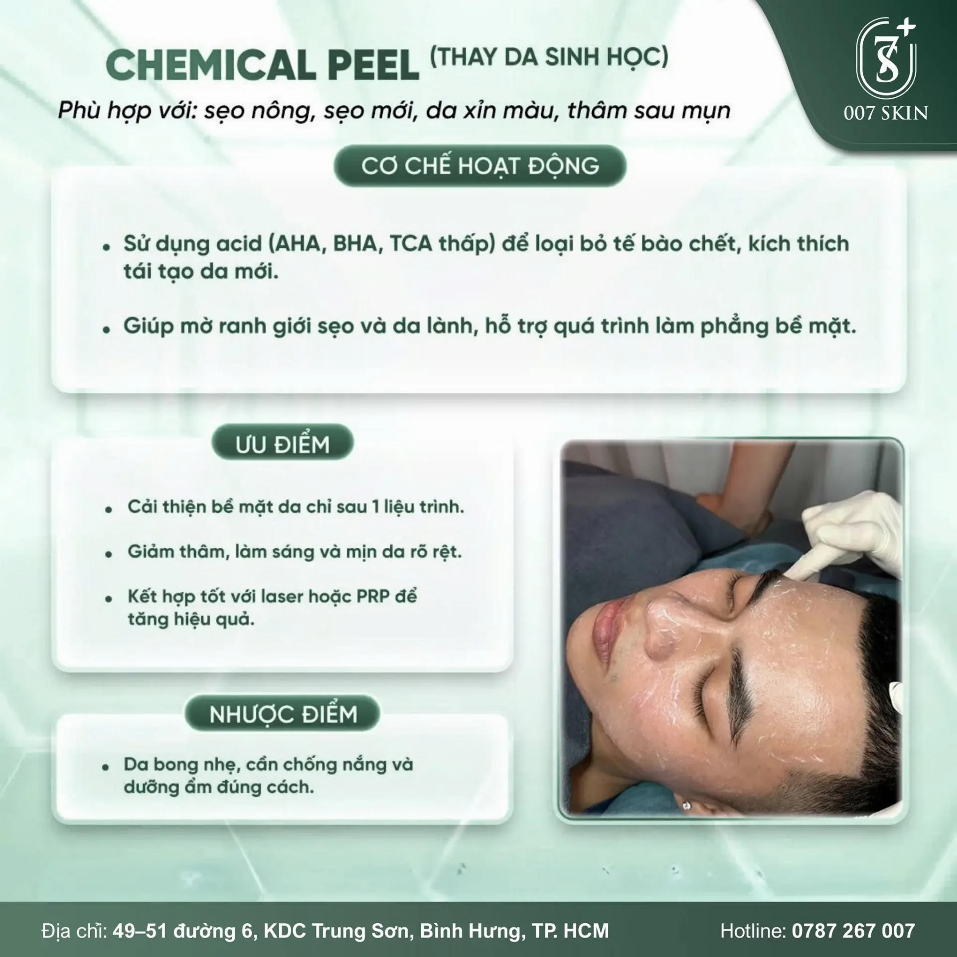 CHEMICAL PEEL – THAY DA SINH HỌC | GIẢI PHÁP CẢI THIỆN DA TOÀN DIỆN