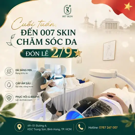 CUỐI TUẦN NÀY, TỰ THƯỞNG CHO MÌNH MỘT BUỔI "YÊU" DA TẠI 007 SKIN! 💖