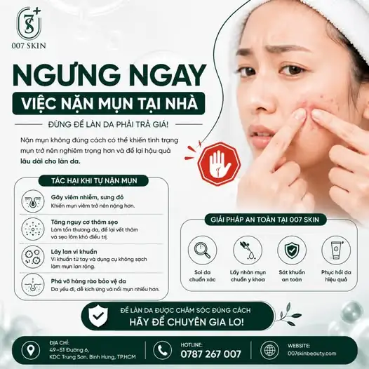 DA SẠCH MỤN - TỰ TIN TỎA SÁNG CÙNG 007 SKIN ✨💖