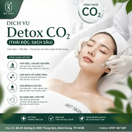 DETOX CO2 – TRẢ LẠI LÀN DA THUẦN KHIẾT, "THỞ" SAU LỚP BỤI MỊN!