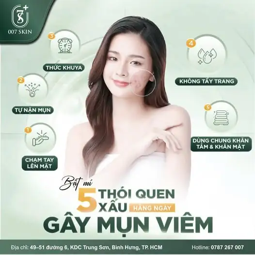 Đôi khi, nguyên nhân khiến mụn viêm bùng phát không nằm ở sản phẩm bạn dùng, mà đến từ chính những thói quen nhỏ hàng ngày.