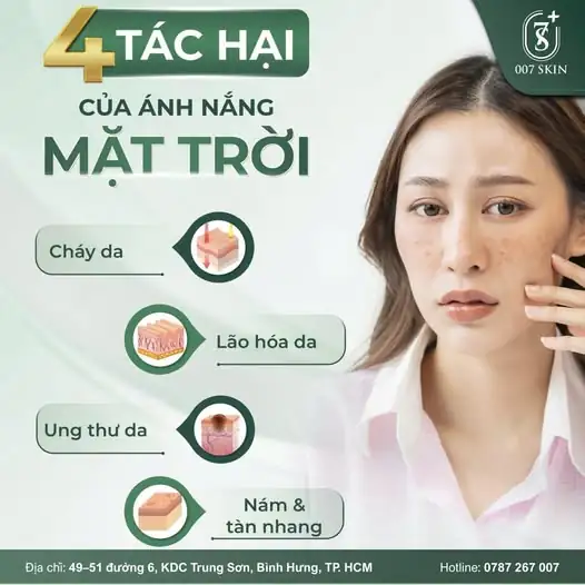 ĐỪNG ĐỂ ÁNH NẮNG "HỦY HOẠI" LÀN DA CỦA BẠN! ☀️