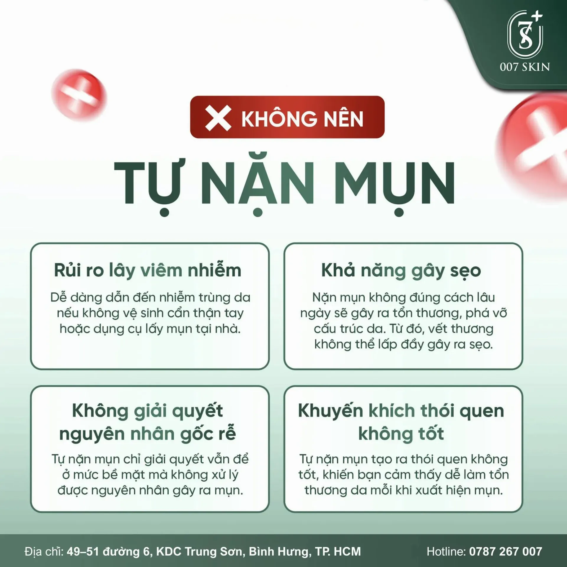 ĐỪNG TỰ NẶN MỤN – VÌ DA BẠN XỨNG ĐÁNG ĐƯỢC CHĂM SÓC ĐÚNG CÁCH!