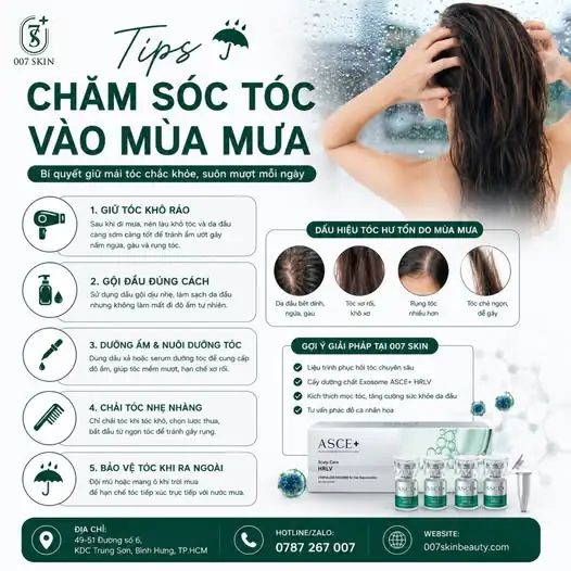 MÙA MƯA ĐẾN, TÓC CÓ "LÊN TIẾNG" ĐÒI CỨU VIỆN?