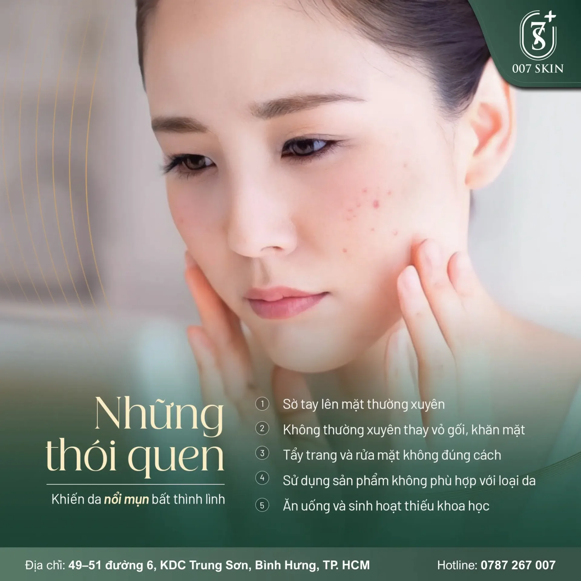 Sốc: Mụn "Bỗng Dưng" Ùn Ùn Kéo Đến? Thủ Phạm Không Ngờ Lại Là Thói Quen Hằng Ngày!