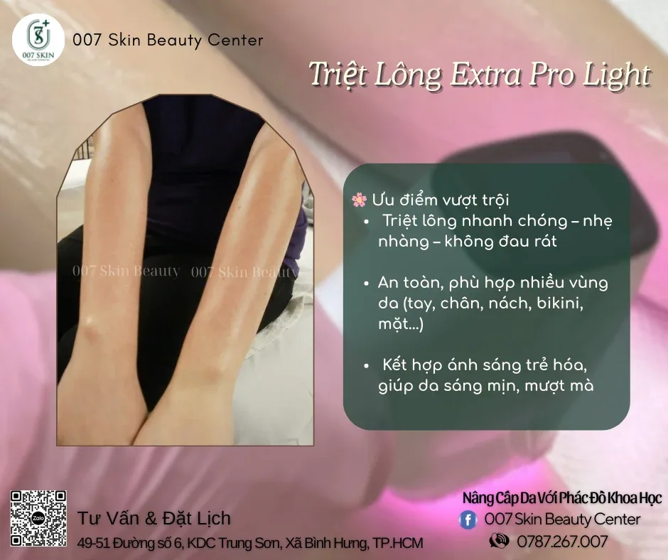 Triệt Lông Công Nghệ Lạnh: Bí Quyết Cho Nang Lông Tơ Mảnh, Da Mịn Màng