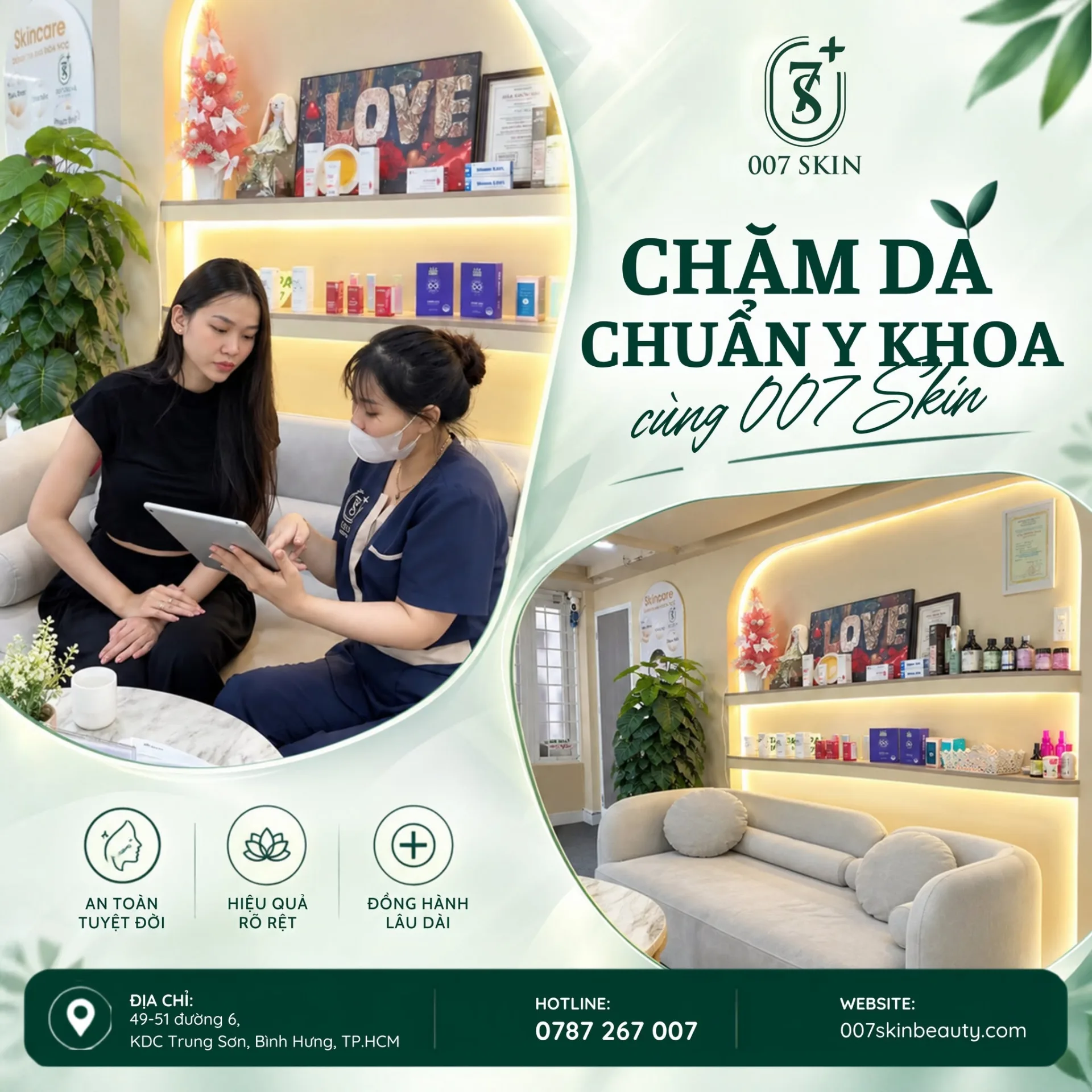Spa Chăm Sóc Da KDC Trung Sơn Uy Tín Chuẩn Y Khoa - 007 Skin Beauty