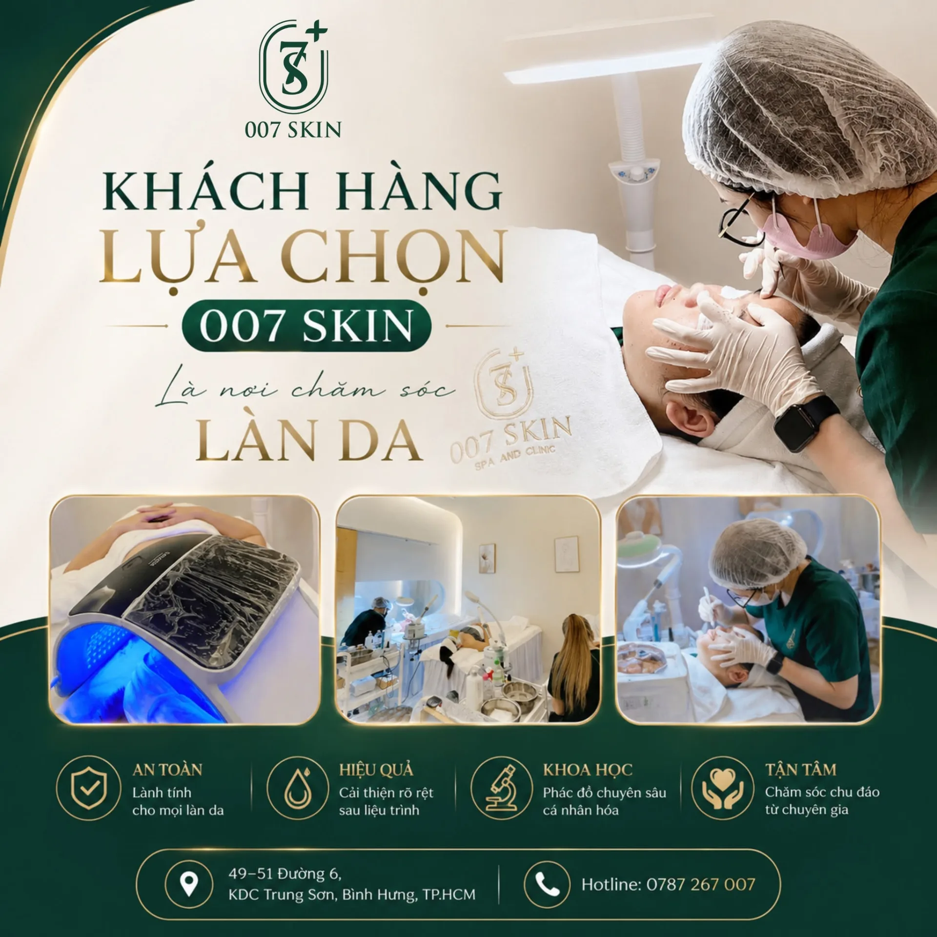 Spa Chăm Sóc Da KDC Trung Sơn Uy Tín Chuẩn Y Khoa - 007 Skin Beauty